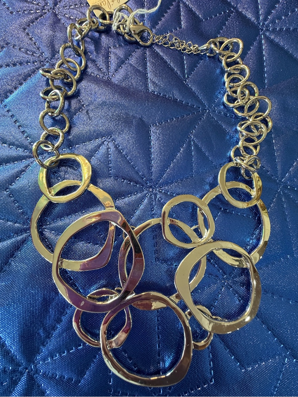Park Lane Silver Open-Circle Statement Necklace